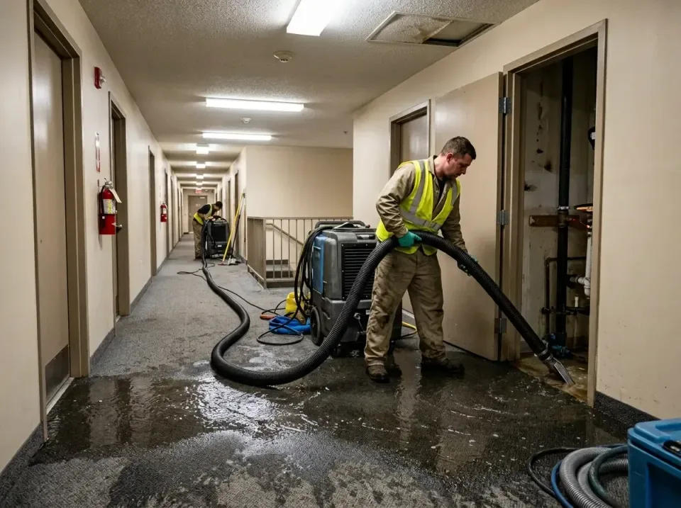 multi-unit-apartment-hallway-f-005 — frequently asked questions, Emergency Burst Pipe Water Extraction & Removal in Dover, DE
